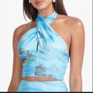 NWT Staud Kai Halter Blouse - Size 2